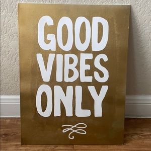 Gold wall decor